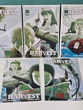 Harvest #1-5 (Image Shadowline Comics, 2012) Complete Mini-Series Lieberman